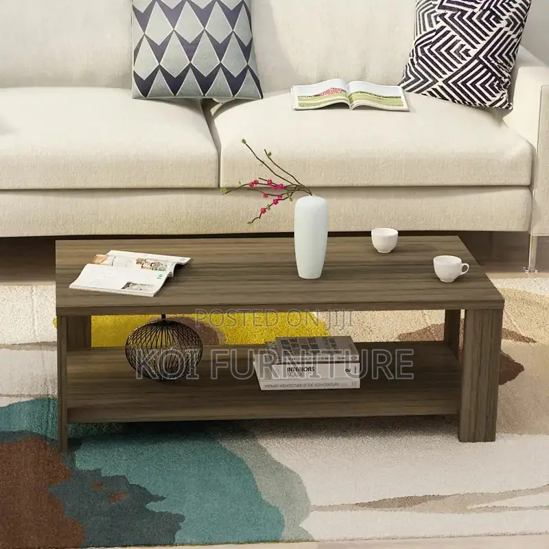 Coffee Table; Wooden Mahogamy Home Office Coffee Table