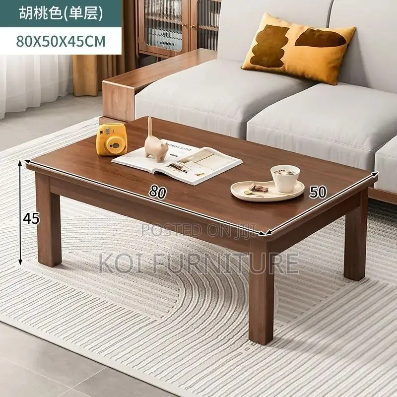 Coffee Table; Wooden Mahogamy Home Office Coffee Table