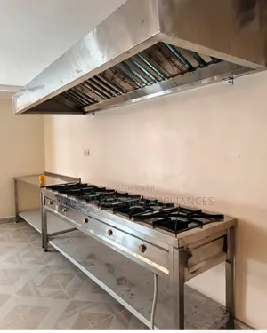 Stainless Steel Kitchen Hood and 4burner Cooker