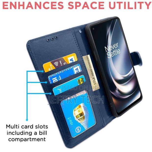 Nokia HMD Pulse Plus Luxury Leather Flip Wallet Magnetic Cover Case - main view
