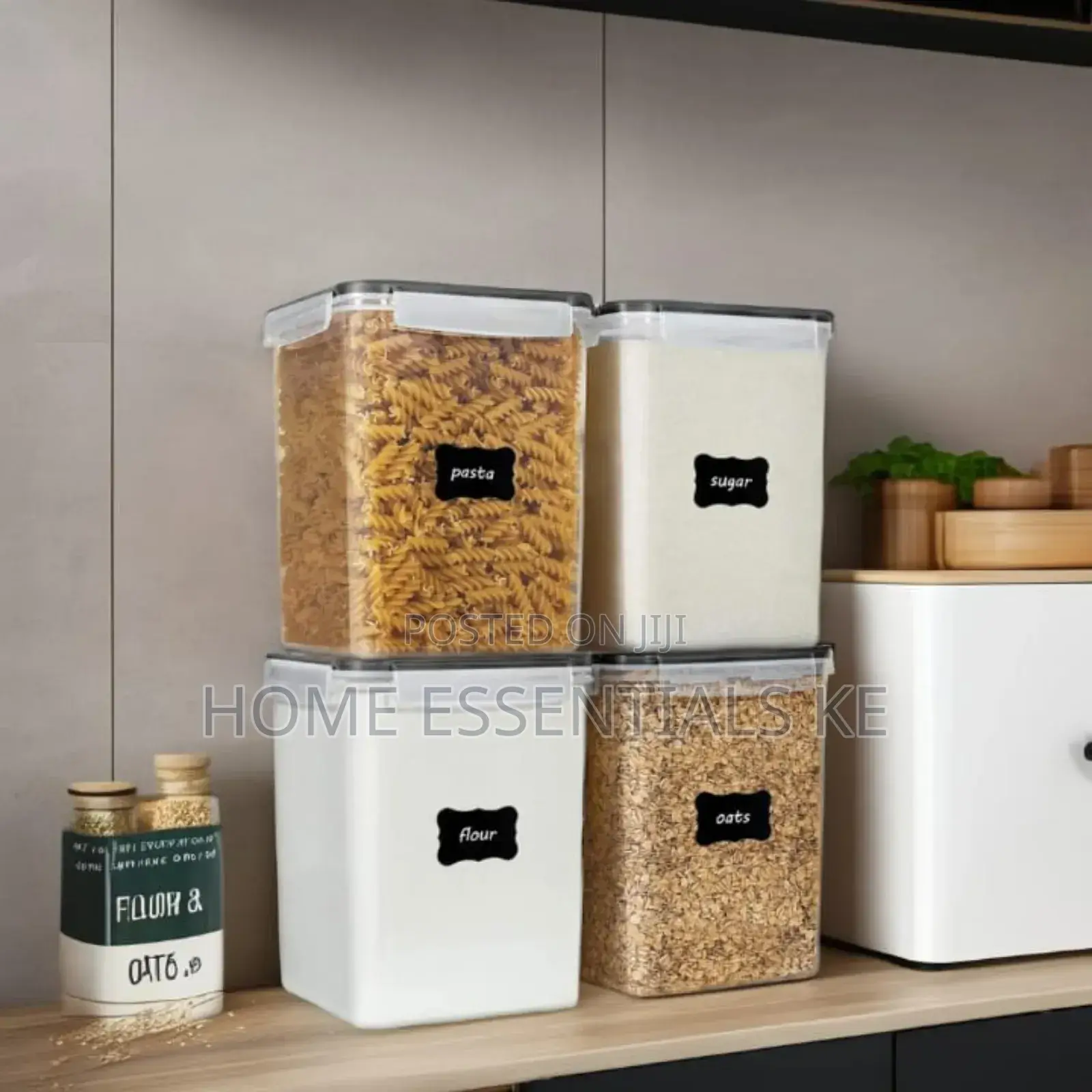 *4pcs Bpa-Free Airtight Food Storage Containers 5.2l Each*
5.2l X 4