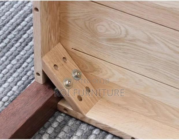 Coffee Table; Square Executive Modern Classic Wooden Coffee Table - thumbnail 7