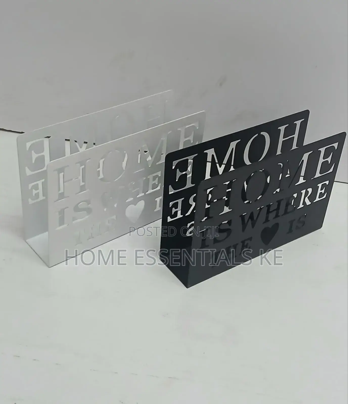 Dining Serviette Holder Black And White