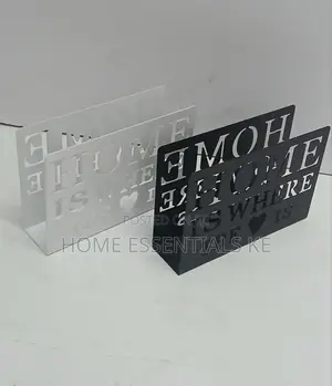 Dining Serviette Holder Black And White