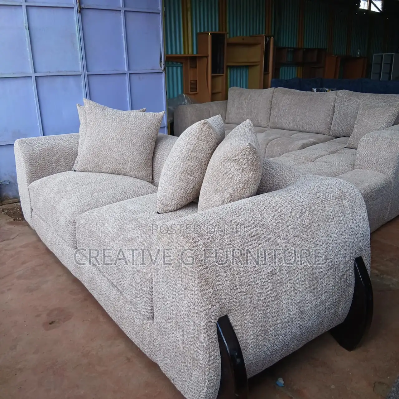 Heavy Duty 3 Seater Sofa Set
