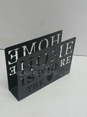 Dining Serviette Holder Black And White
