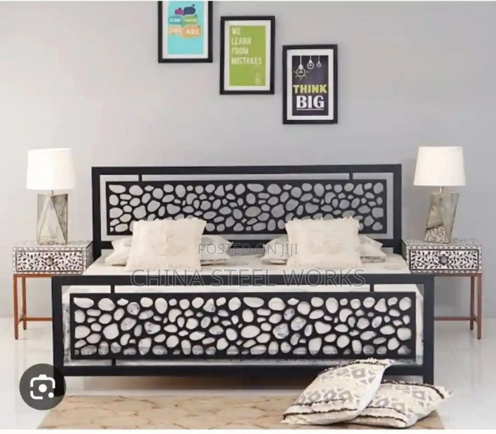 5*6 Modern Metalic Bed