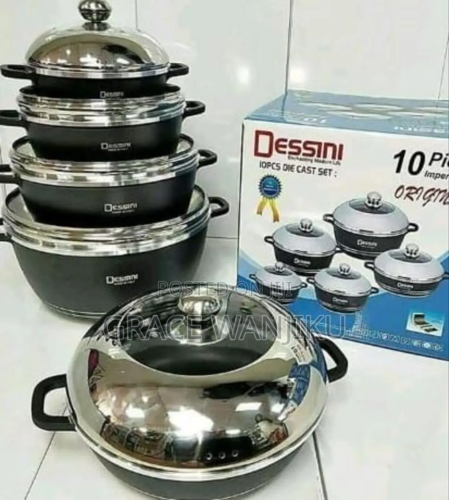 10pcs Dessin Cookware Set