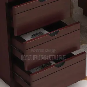 Office Desk; Home Office 1.4m Mahogany Executive Destop Desk