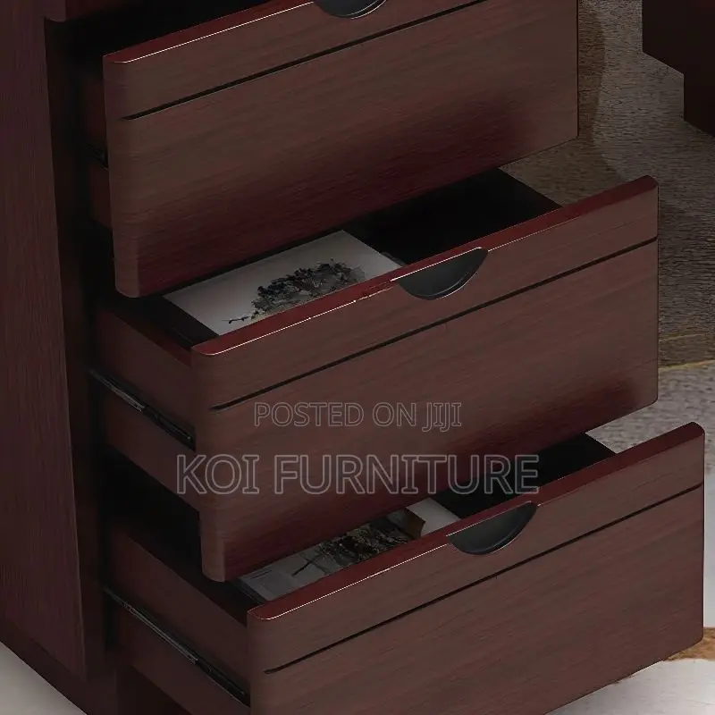 Office Desk; Home Office 1.4m Mahogany Executive Destop Desk