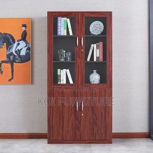 Office Cabinet; Wooden Two Doors Executive File Docs Cbainet - thumbnail 2