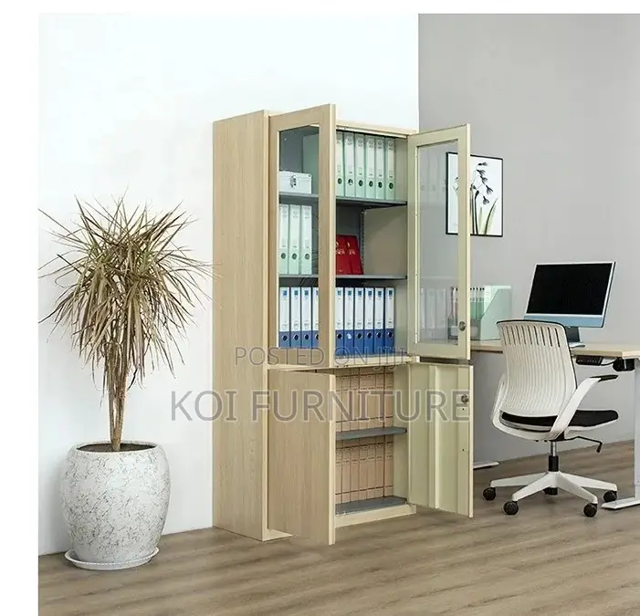 Office Cabinet; Wooden Two Doors Executive File Docs Cbainet