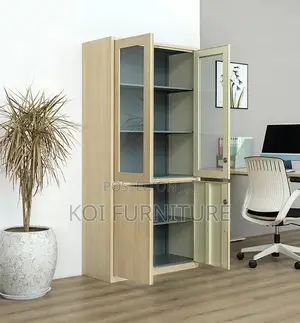 Office Cabinet; Wooden Two Doors Executive File Docs Cbainet
