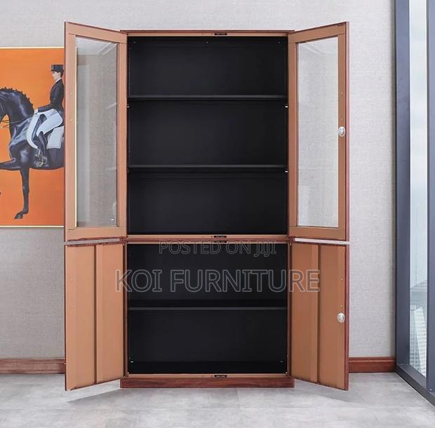 Office Cabinet; Wooden Two Doors Executive File Docs Cbainet - thumbnail 8