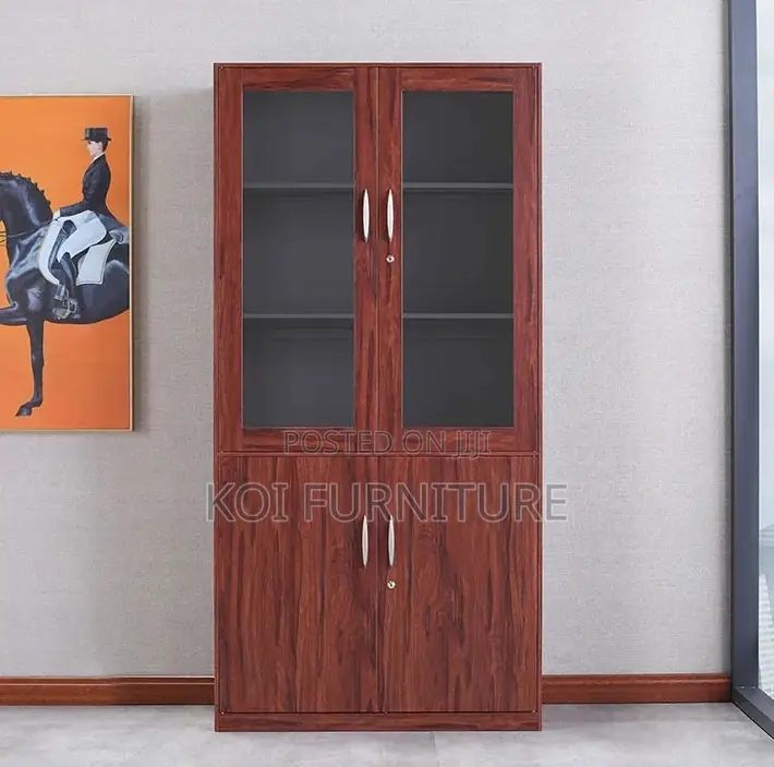 Office Cabinet; Wooden Two Doors Executive File Docs Cbainet