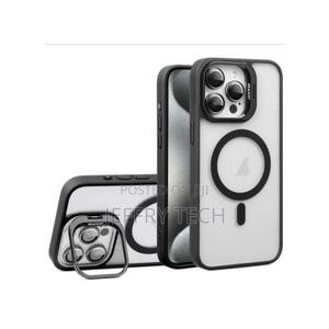 Burgundy Magnetic Case for iPhone 14 Pro Max, Camera Bracket, Ca - thumbnail 2