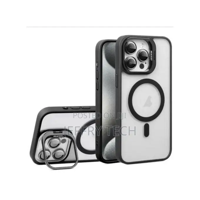 Burgundy Magnetic Case for iPhone 14 Pro Max, Camera Bracket, Ca