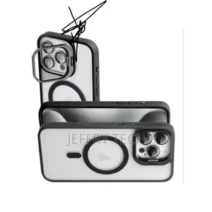 Burgundy Magnetic Case for iPhone 14 Pro Max, Camera Bracket, Ca
