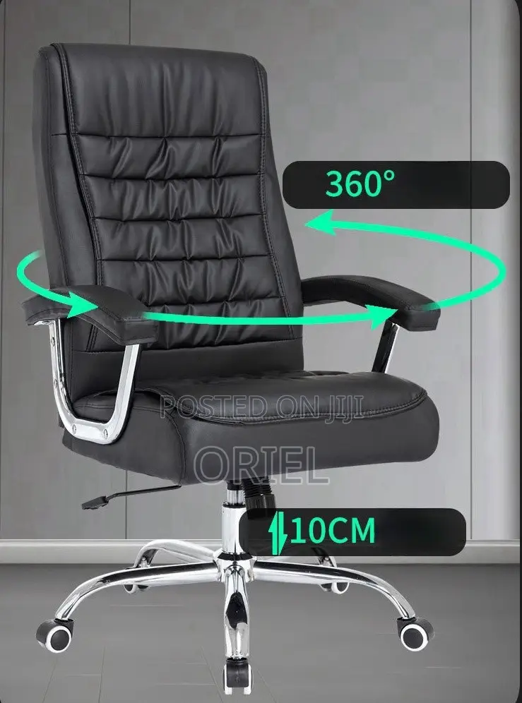 Office Chairs: Office Chair With Adjustable Height Tilt Control