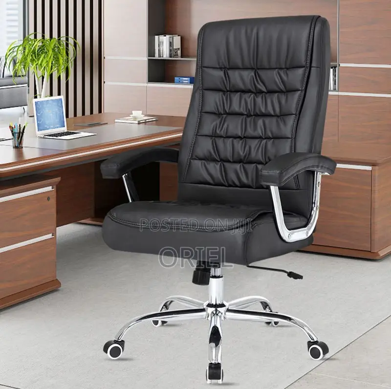 Office Chairs: Office Chair With Adjustable Height Tilt Control