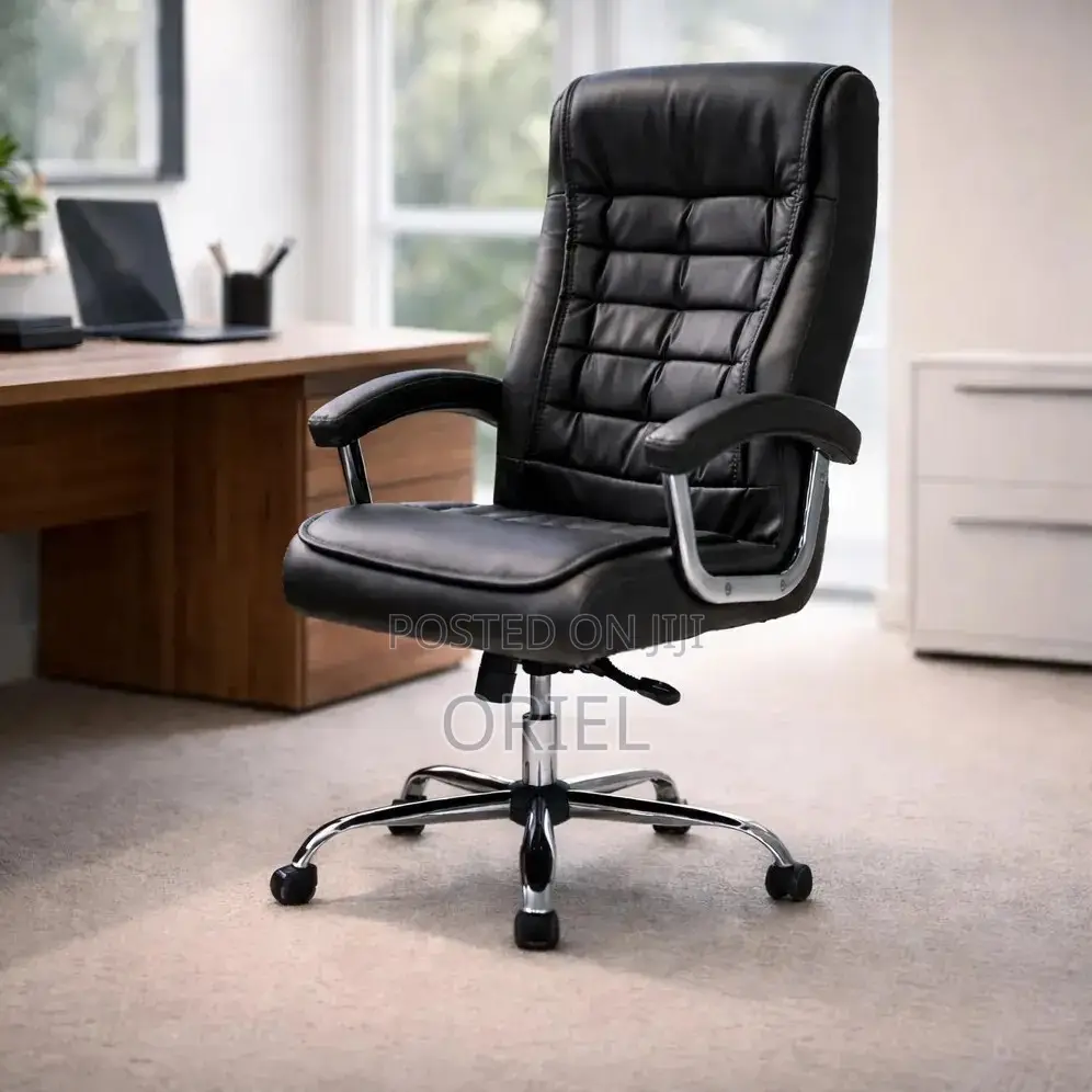 Office Chairs: Office Chair With Adjustable Height Tilt Control