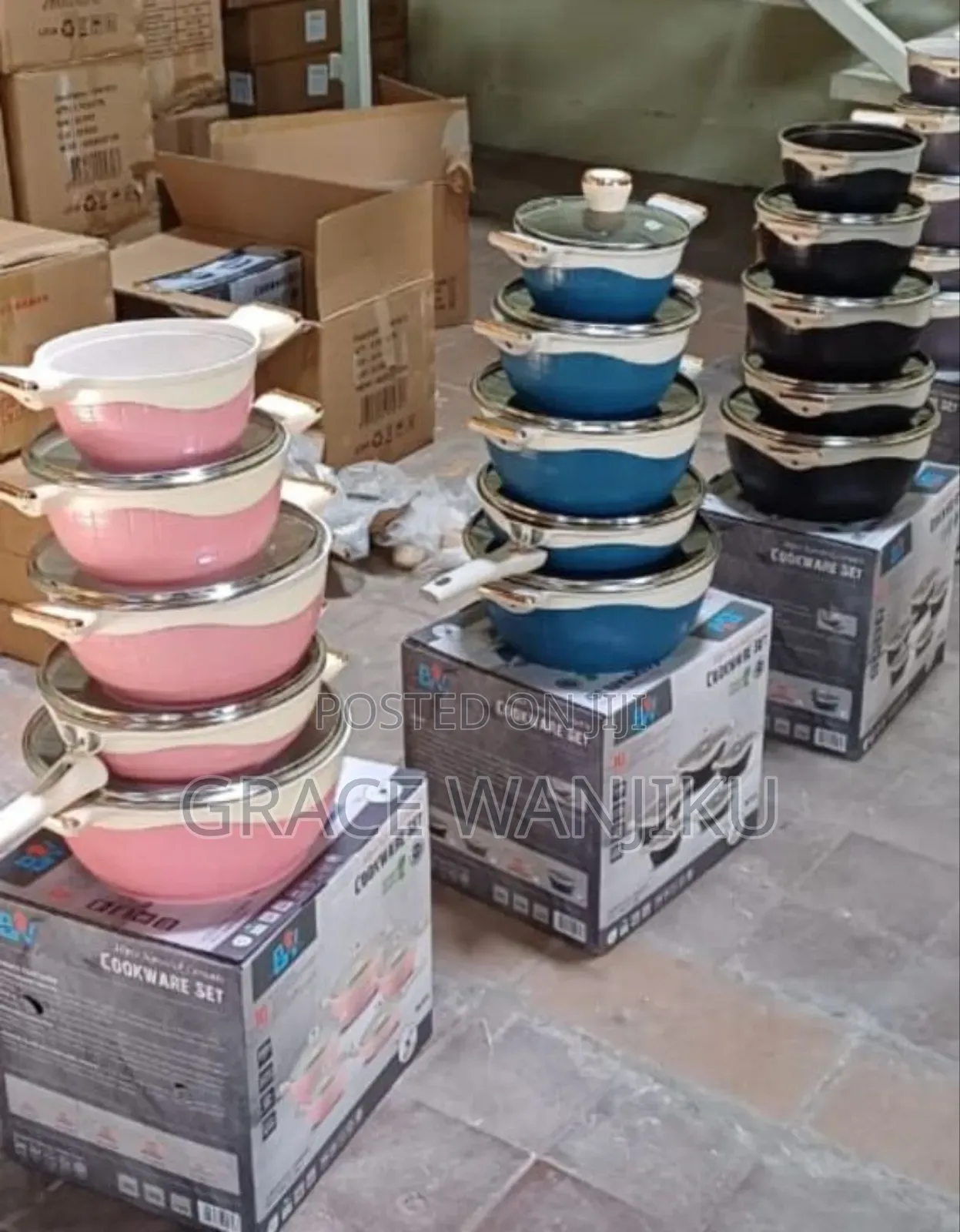 10pcs BMW Cookware Set