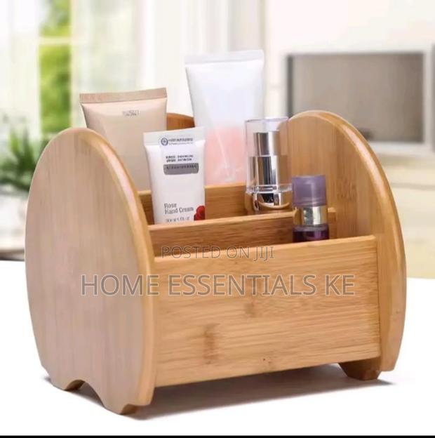 Elegant Bamboo Remote Holder /Desktop Organizer* - thumbnail 2