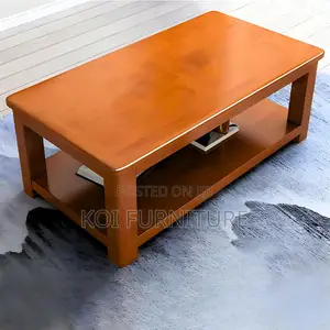 Coffee Table; Solid Mahogany Executive Coffee Table