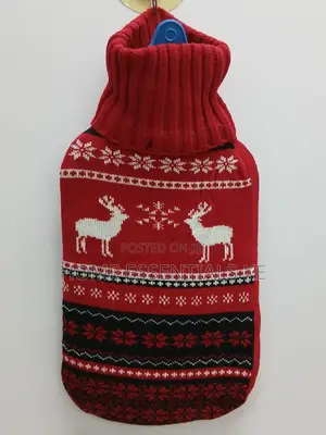 *2l Hot Water Bottle Silicone Made
 Knitted Dresses