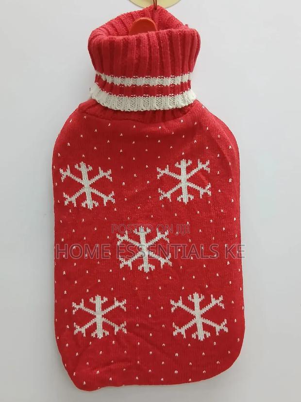 *2l Hot Water Bottle Silicone Made
 Knitted Dresses - thumbnail 2