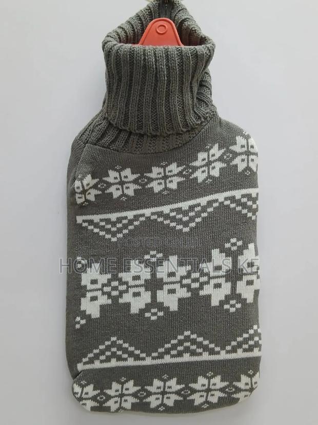*2l Hot Water Bottle Silicone Made
 Knitted Dresses - thumbnail 3