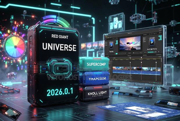 Red Giant Universe 2026 – Video Effects Transitions - main view