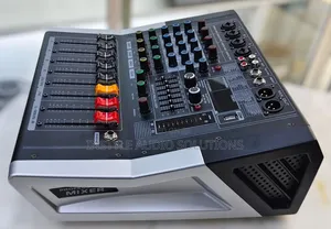 4 Channels Pro Powered Mixer Usb and Bluetooth Enabled 500w Output