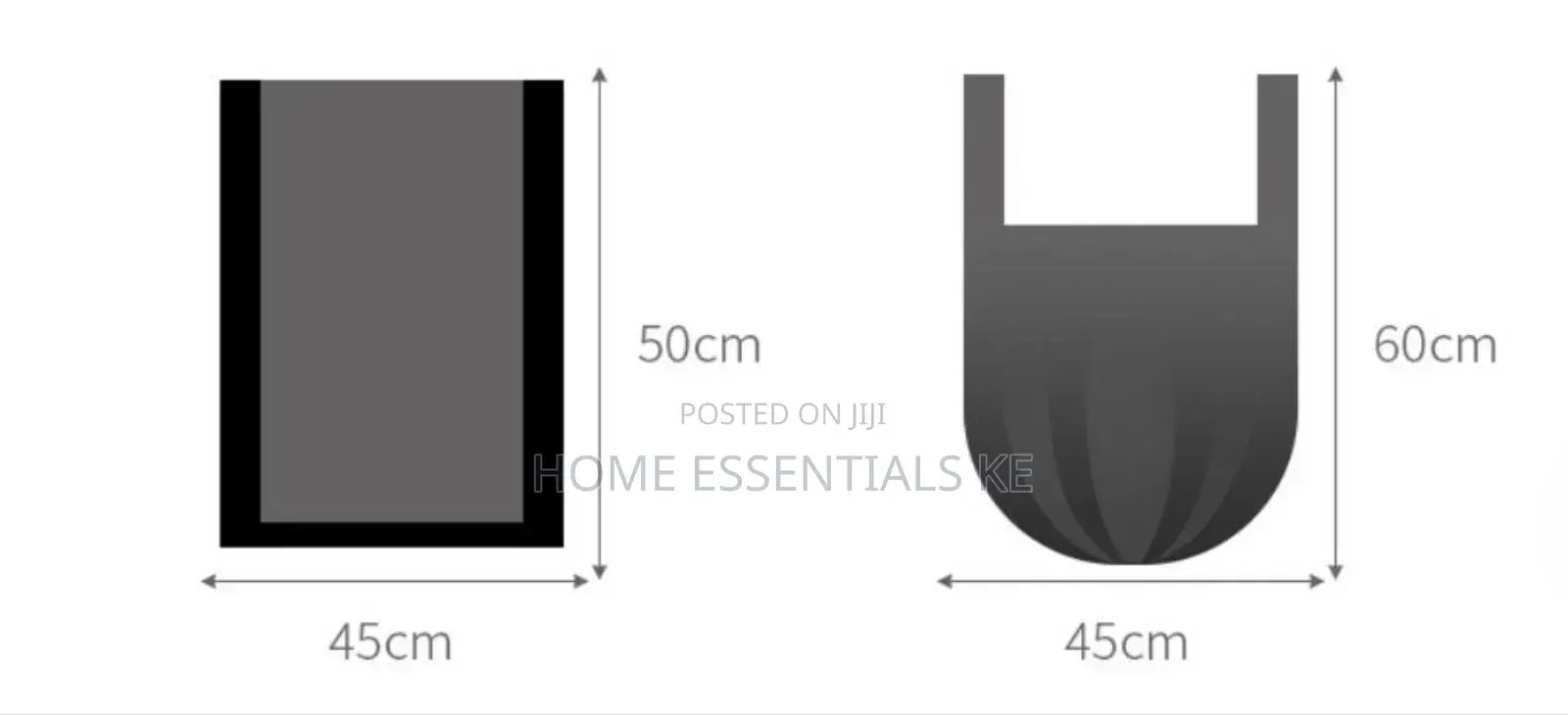 Home Trash Bags*
 100pcs Garbage Bags*
45*60cm