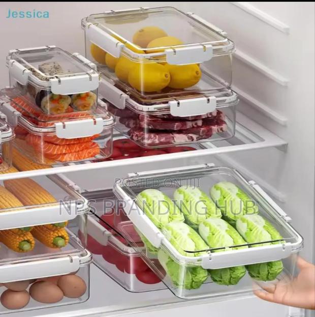 Transparent Airtight Pantryboxes 3300ml , 1700ml 700ml Ao - thumbnail 2