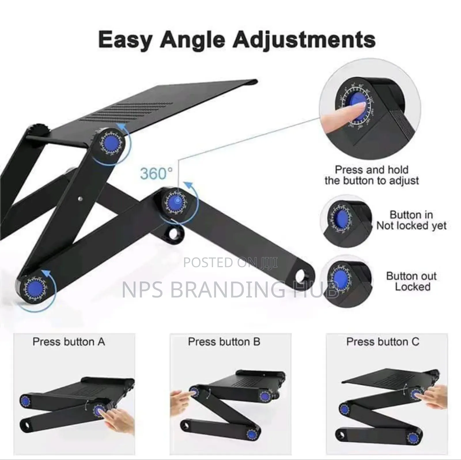 Adjustable Laptop Desk Stand Ao