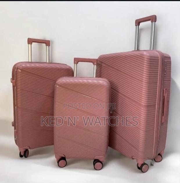 3 In 1 Unbreakable Luxury Rubber Suitcase, Briefcase Travel Bag ) - thumbnail 3