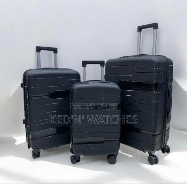 3 In 1 Unbreakable Luxury Rubber Suitcase, Briefcase Travel Bag ) - main view