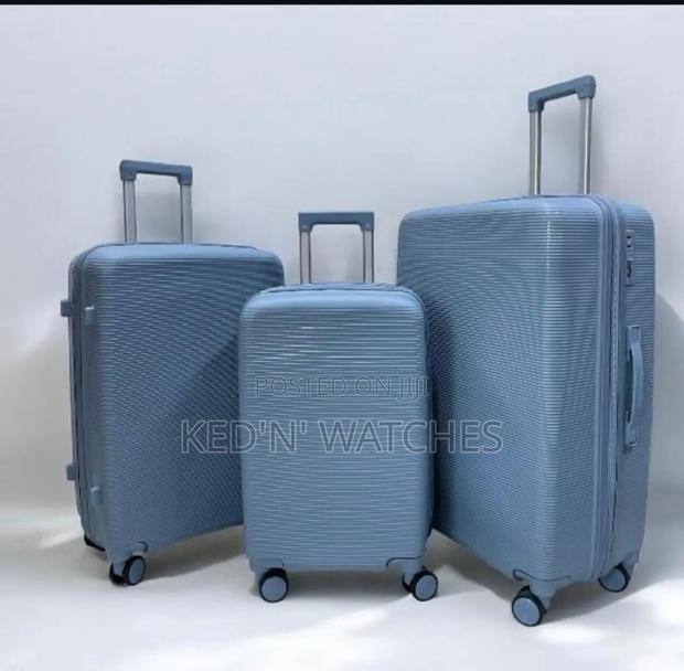 3 In 1 Unbreakable Luxury Rubber Suitcase, Briefcase Travel Bag ) - thumbnail 4