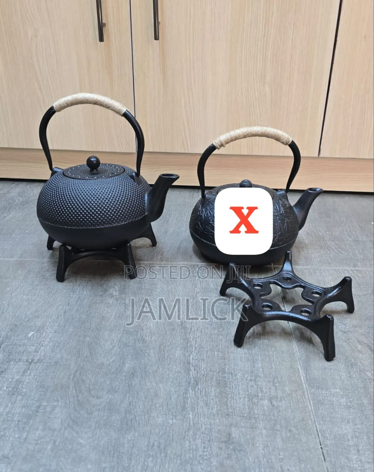 1600ml Japanese Kettle + Coaster - Rb