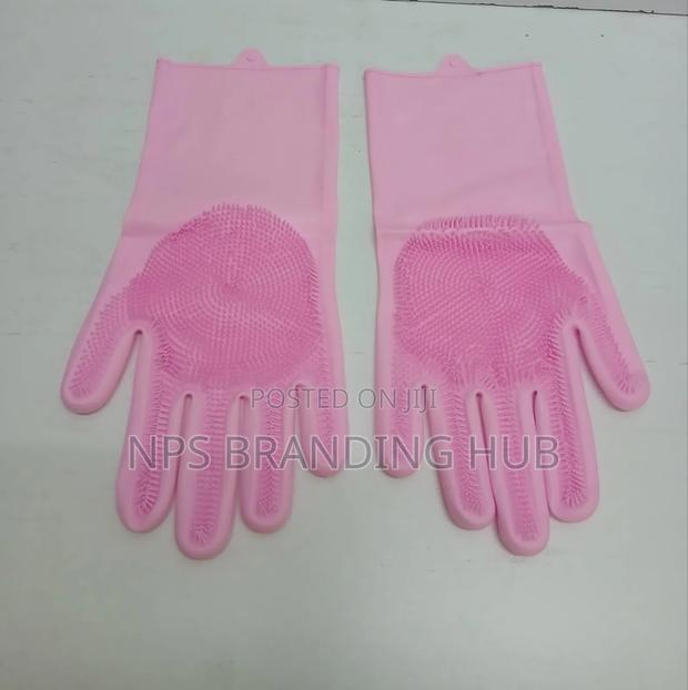Silicone Washing Gloves Pair Ao - thumbnail 4