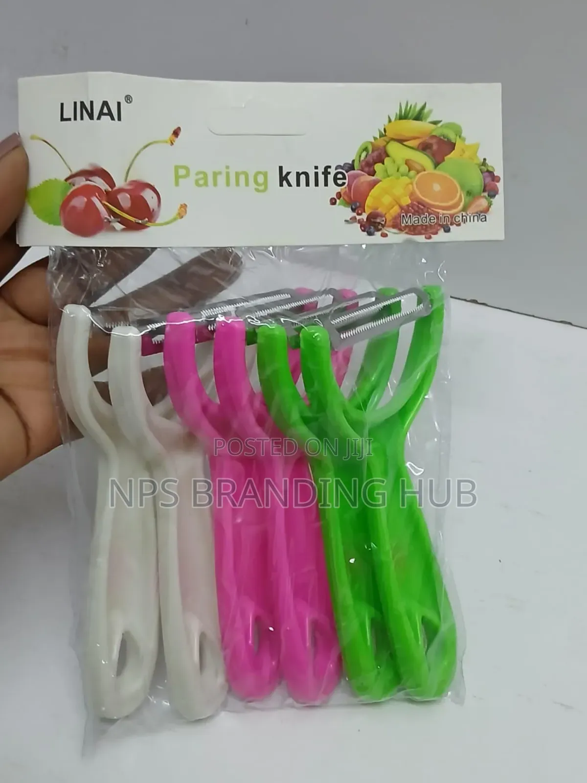 Stainless Steel Peeler With Plastic Handle Set Of 6 Pcs Ao