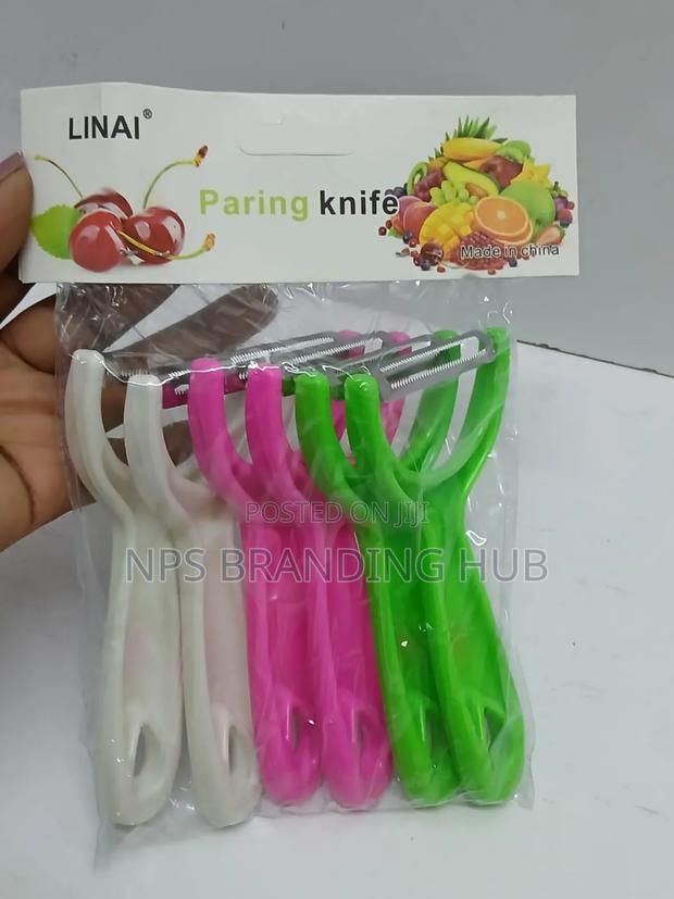 Stainless Steel Peeler With Plastic Handle Set Of 6 Pcs Ao
