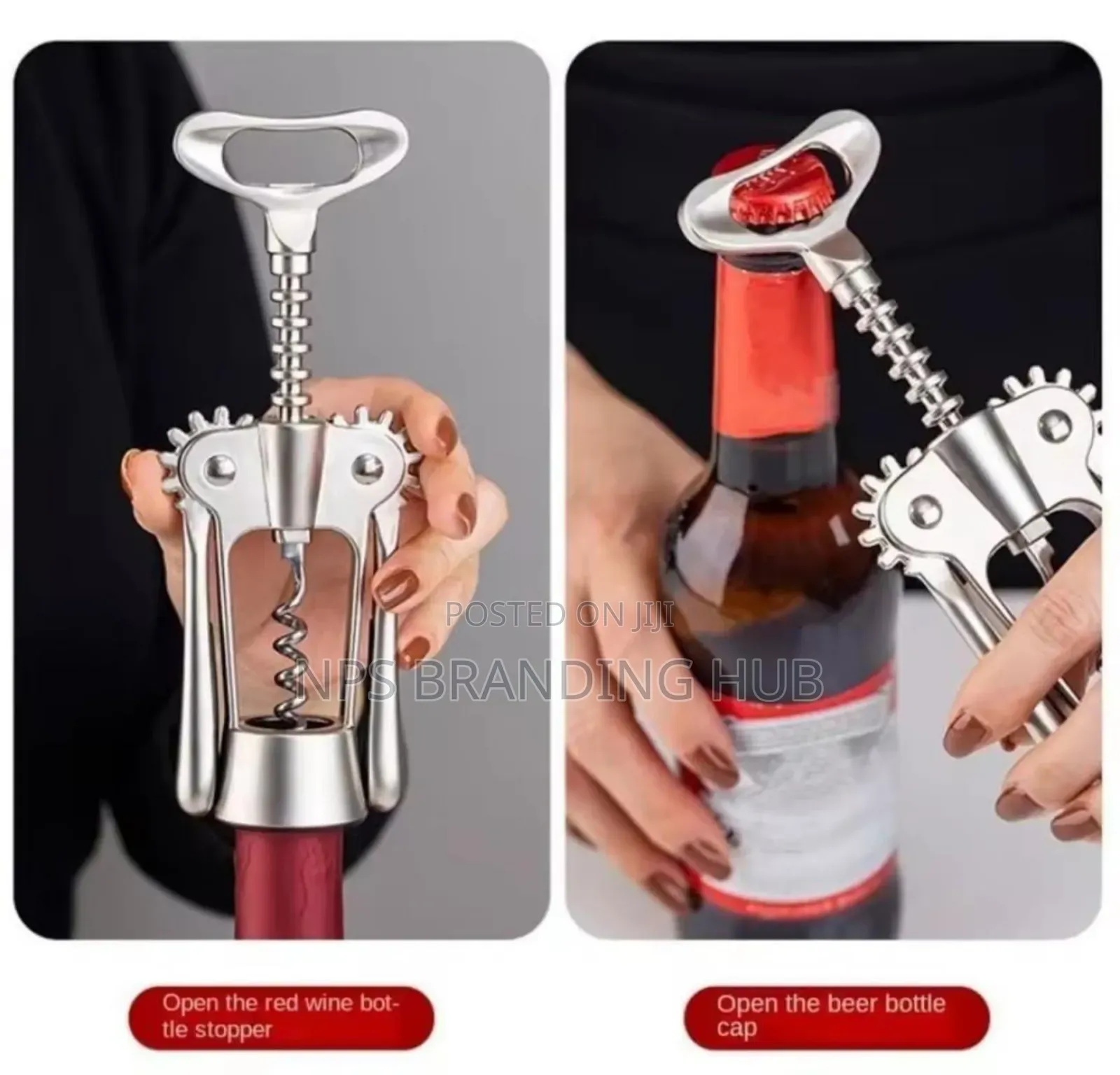 Heavy Duty Stainless Steel Corkscrew Wine Opener Ao