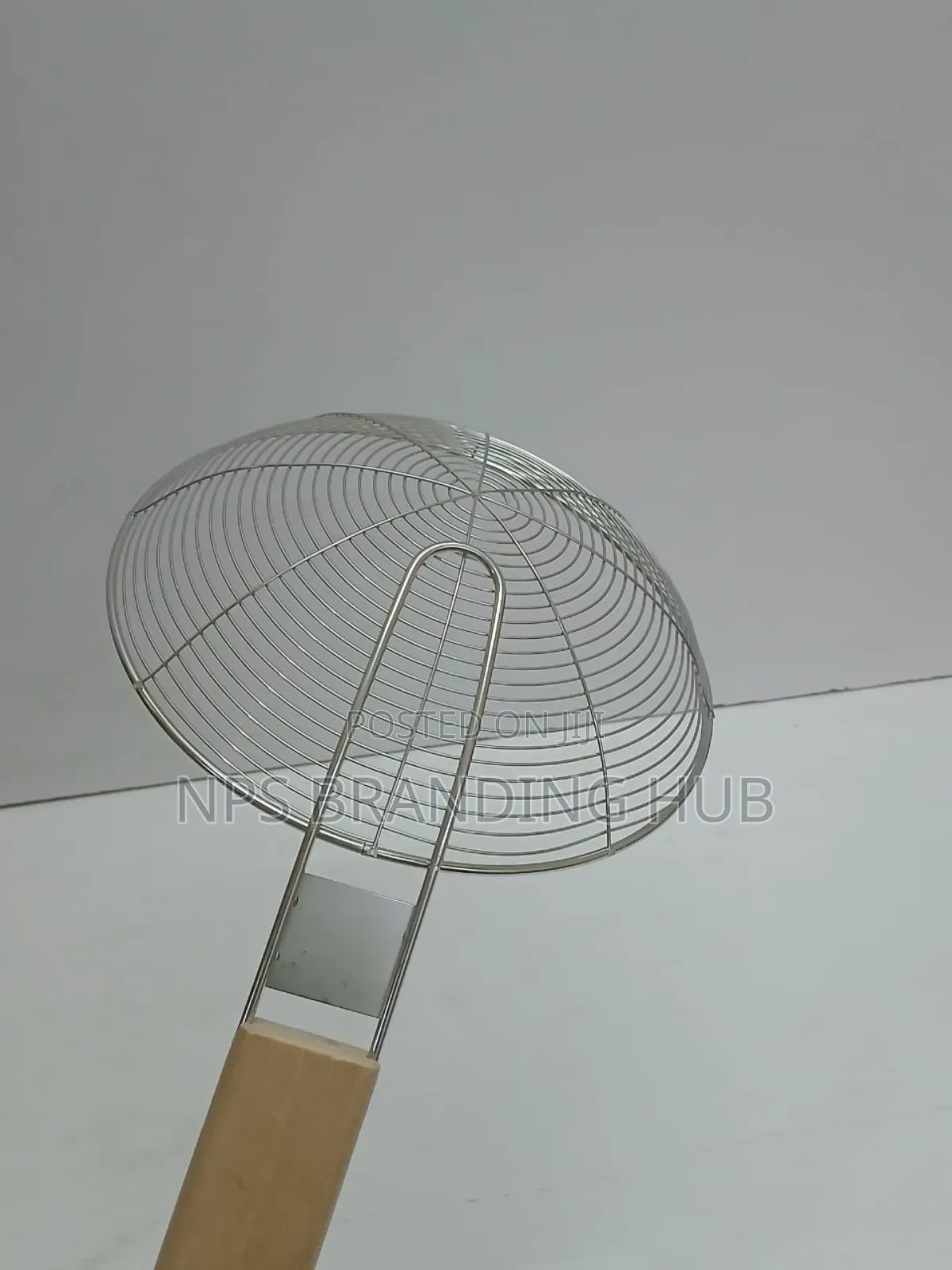 Stainless Steel Skimmer Stainless Steel With Wooden Handle Ao