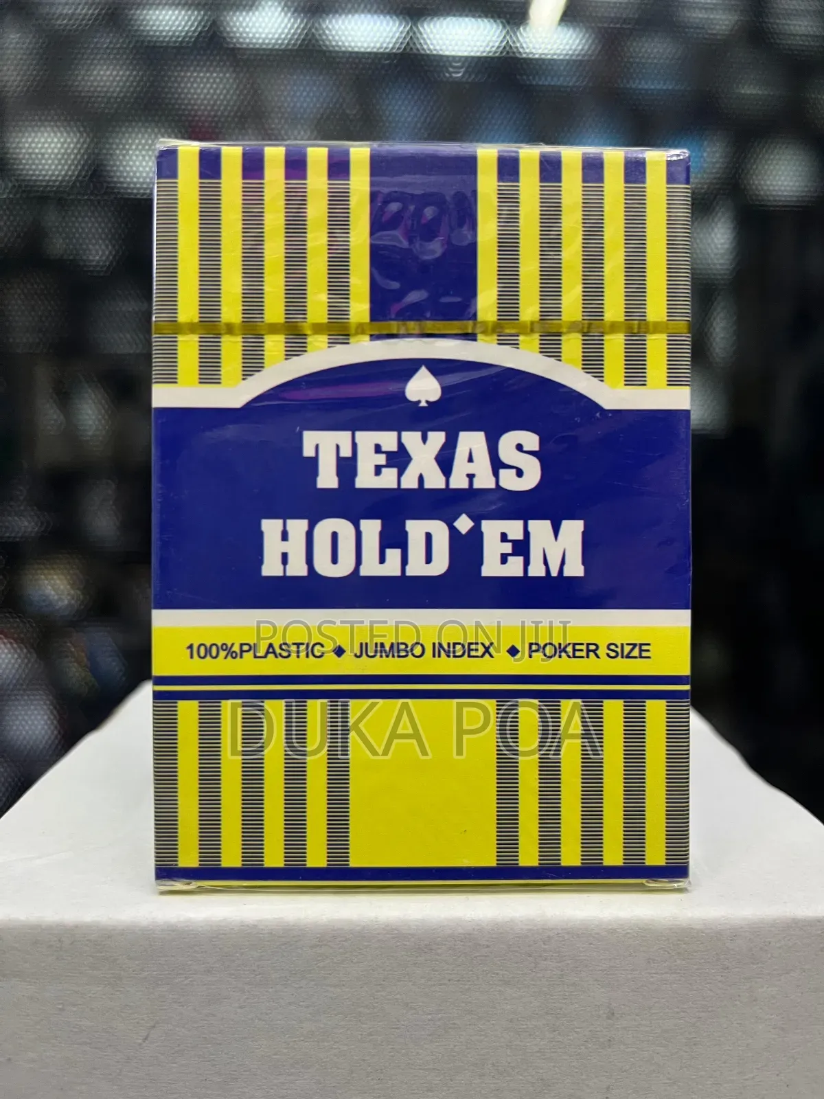 Plastic Waterproof Texas Poker Card Game