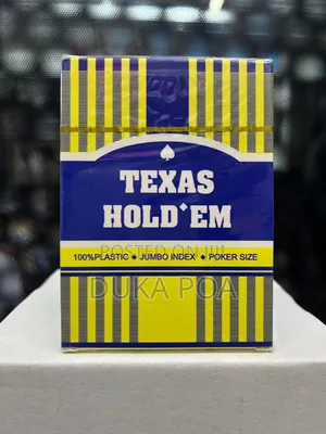 Plastic Waterproof Texas Poker Card Game