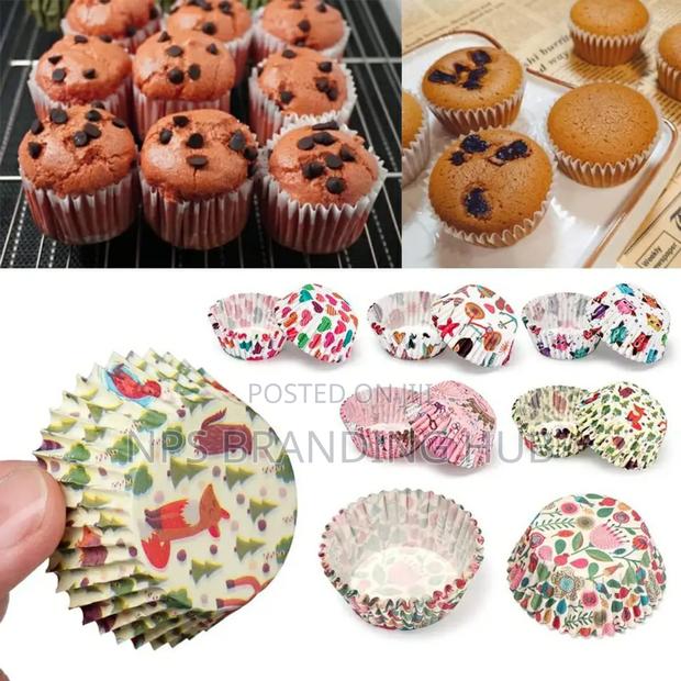 Disposable Cupcake Paper Pack Of 50pcs Ao
