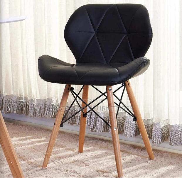 Leather Strong Ottoman Chair - main view