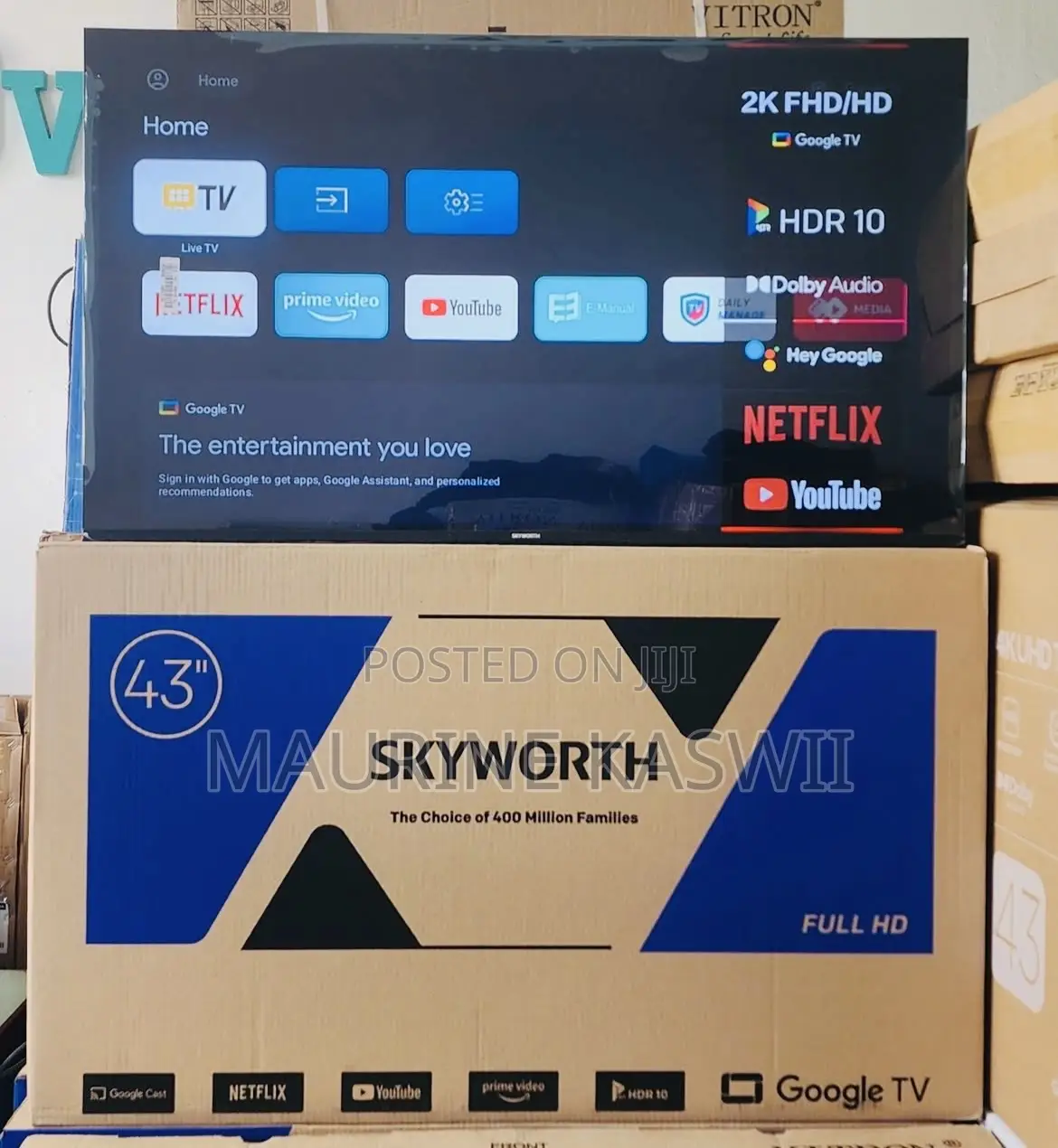 Skyorth 43” Full Hd Google 43e3500g